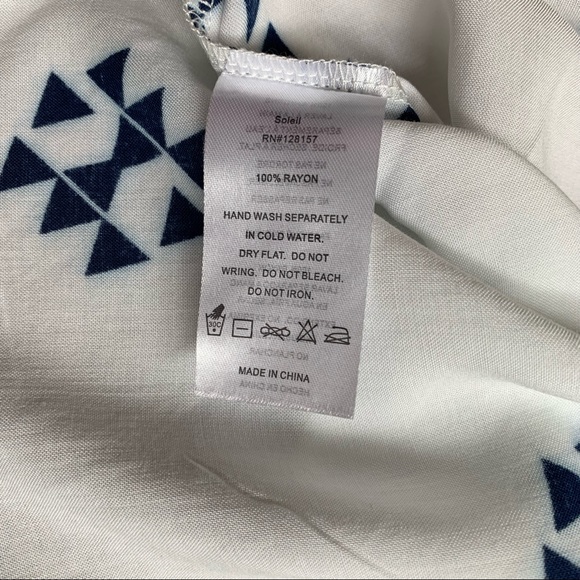 Soleil Aztec Kin Beach Kimono Cover up NWT - Picture 12 of 16